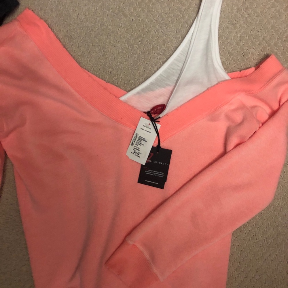 Philanthropy off shoulder top